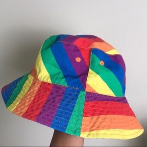 Rainbow Reversible Bucket Hat